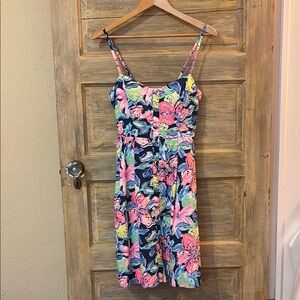 Lilly Pulitzer Floral Midi Dress